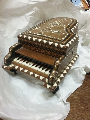 Vintage wooden marquetry - wooden,