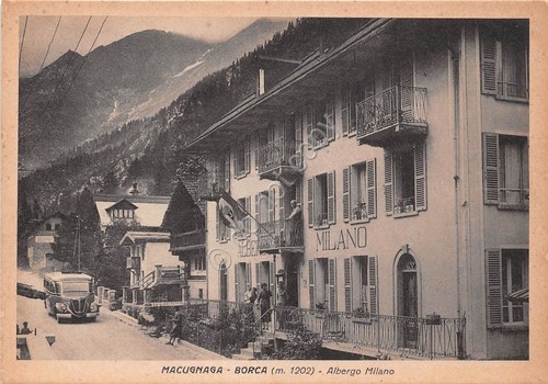 Cartolina macugnaga borca - cartolina,