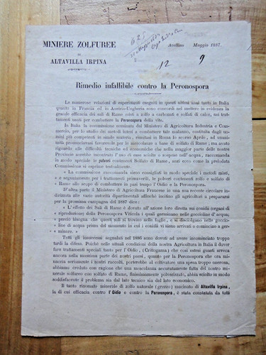 1887 miniere zolfuree - zolfuree, di