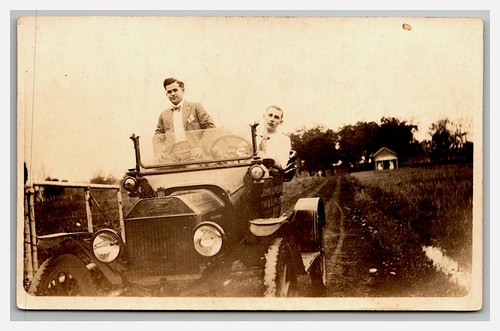 Rppc early auto ford modello - ~,