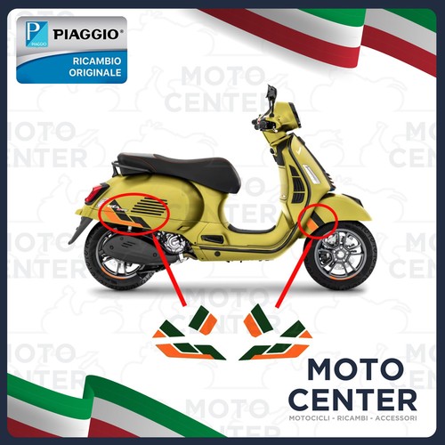 Kit targhette adesive piaggio - kit,