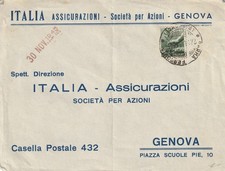 BUSTA AFFRANCATA CON 1£