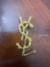 Spilla Ysl nuova / tono oro