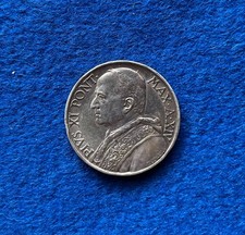 Vaticano Pio XI Papa 10 lire 1935 Regina Pacis argento ss-vz #3187