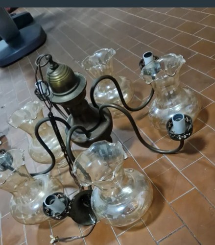Lampadario vintage bracci - vintage,