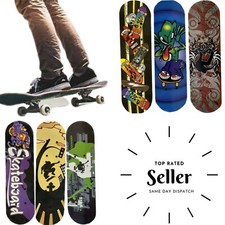 Mini skateboard colorato 17" completo graffiti outdoor skateboard squali