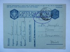 POSTA MILITARE Trieste 1944