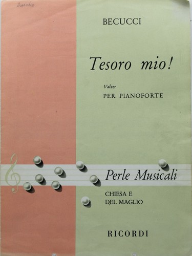 Spartito musicale tesoro - spartito,