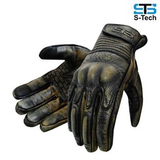 Moto guanti in pelle Stechmoto