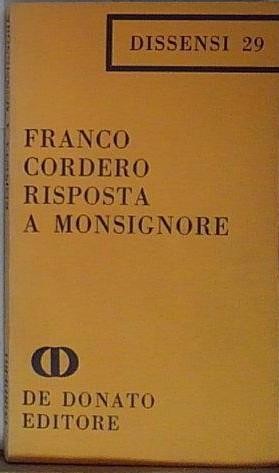 Franco cordero risposta - cordero,
