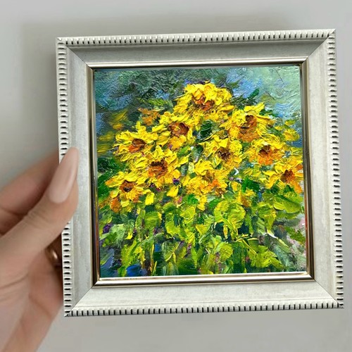 Girasoli quadro olio originale