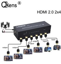 4K 60HZ HDMI 2X2 2x4 Switch