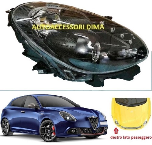 Faro fanale proiettore dx - fanale,