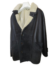 GIACCONE in PELLE di MONTONE ROVESCIATO taglia 50 - PRODUZIONE ARTIGIANALE VORTI