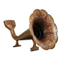 Grammofono Lettore musicale mobile Amplificatore Classico Altoparlante...