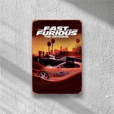 Targa metallo Fast and Furious
