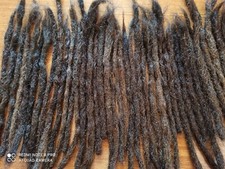  50 Dreadlocks extension real capelli veri castani