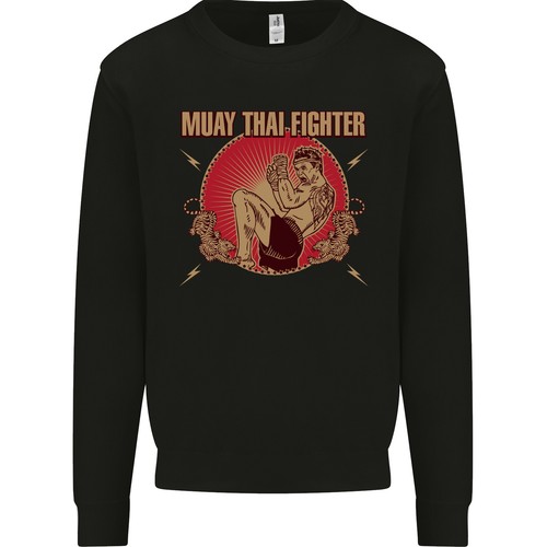Felpa uomo muay thai fighter - felpa,