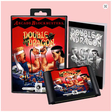 Carta da gioco Double Dragon USA per SEGA Mega Drive + Box e manuale
