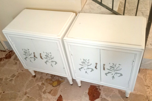 Coppia comodini vintage - comodini,
