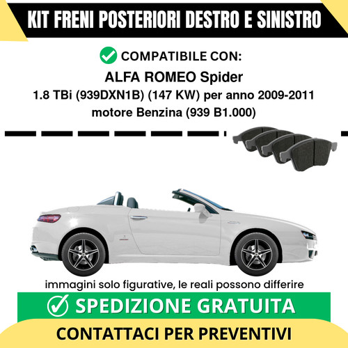 Pastiglie freno posteriori - freno,