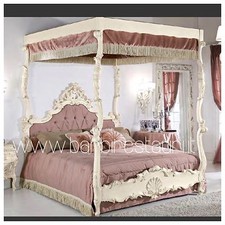 Letto barocco baldacchino - a,
