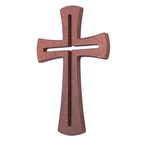 Croce sospesa moderna legno