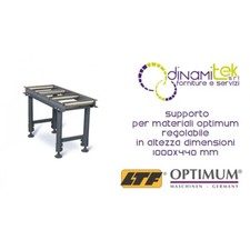 057OP7610 MSR 4 Supporto Per Materiali OPTIMUM Regolabile In Altezza Dimensioni 
