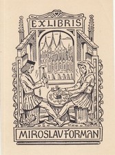 Exlibris Bookplate Klischee