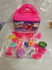 Valigetta porta accessori Barbie On The Go 1994 vintage ~ usata 