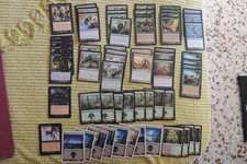 Carte Magic MAZZO NEROVERDE con 2 rare e 11 nc - Allenamento-Tornei DESCRIZIONE