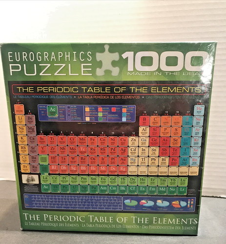 Nuovo puzzle tavola - tavola, periodica