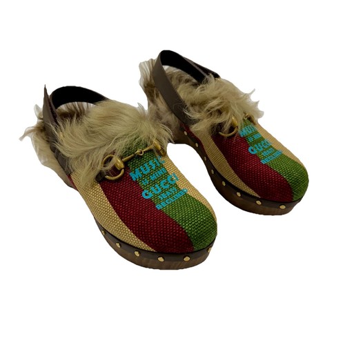 Gucci mules donna tessuto - gucci,
