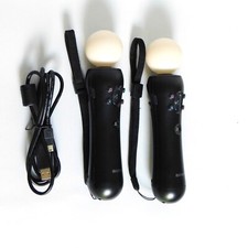 COPPIA SONY PS MOVE PLAYSTATION PS3 PS4 PS5 + CAVO RICARICA + PS CAMERA