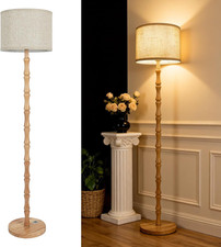 Lampada Da Terra in Legno