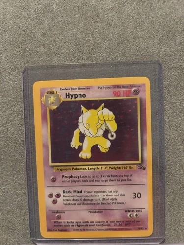 Pokémon tcg hypno fossil 62 - hypno, 8/62