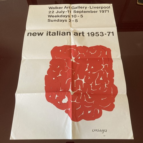 Manifesto mostra new italian - new,