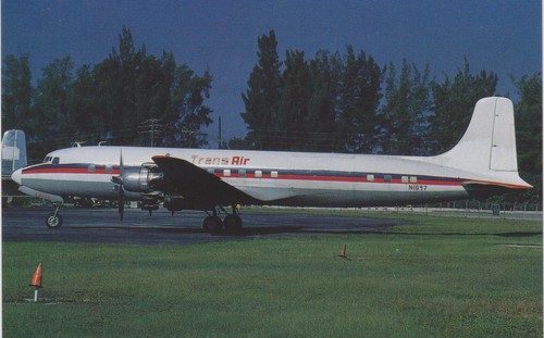 Trans air douglas dc 7b - air,