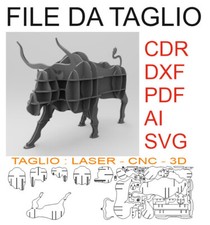 TORO - modello DXF CDR AI PDF