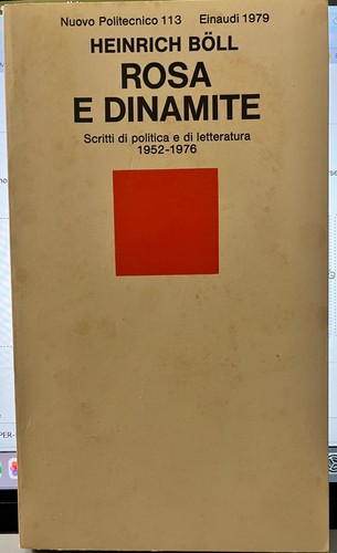 Heinrich böll rosa dinamite - bÖll-rosa, e