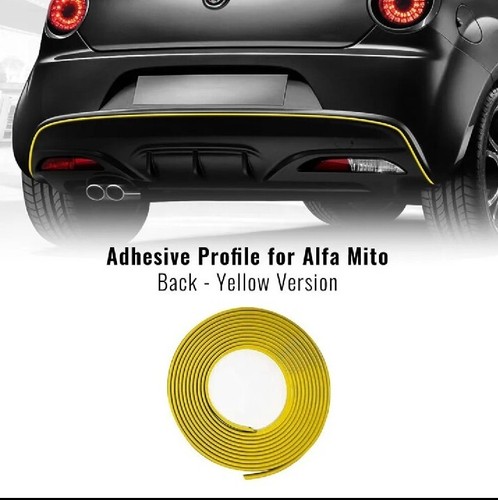 Profilo bordino giallo adesivo - profilo,