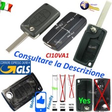 CHIAVE Telecomando GUSCIO CI10VA1 CE0523 VA2 3TASTI per CITROEN C4 5 6 per FIAT