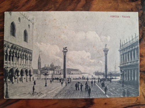 Cartolina venezia piazzetta - cartolina,