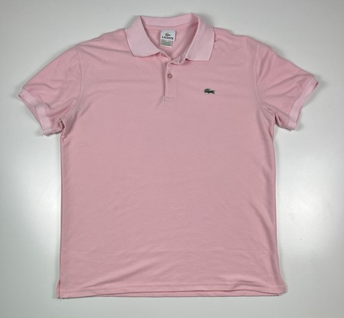 Lacoste polo rosa taglia l - taglia,