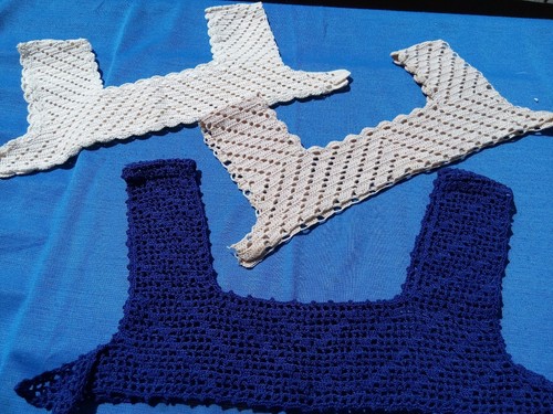 Sproni cotone uncinetto - in,