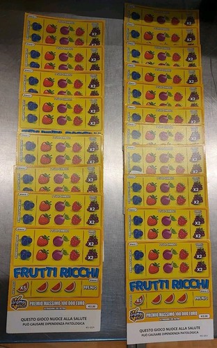 Gratta vinci lotteria - e,