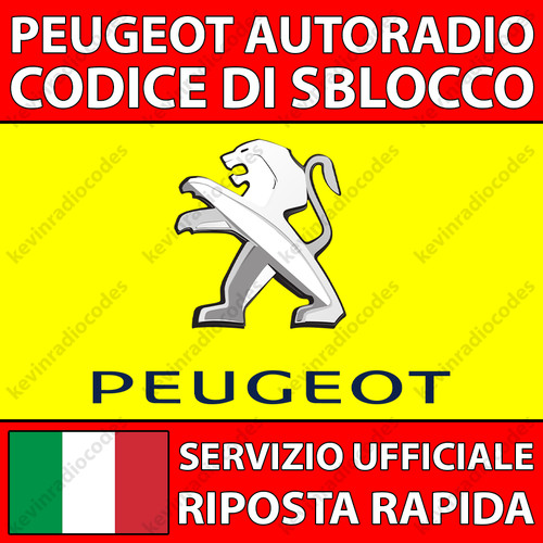 Peugeot radio codice di - ✅peugeot,