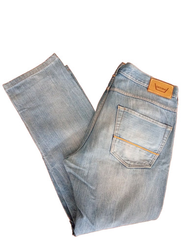 Care label jeans - care, denim