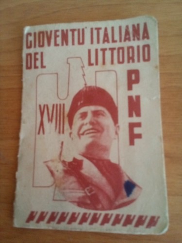 Tessera fascista gioventù - fascista,