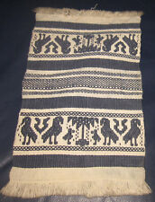 XIX secolo Tappeto sardo blu e